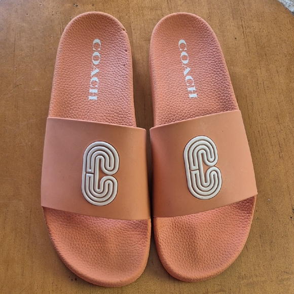 Coach Other - Coach Tangerine Slide Sandals. Size 13